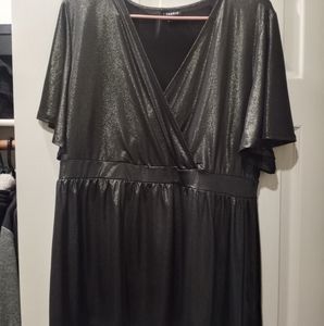 Torrid shimmery, black top. Size 1